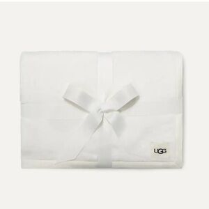 UGG Duffield Throw II Blanket 50x70 cream white NEW